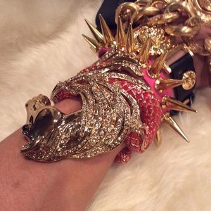 Roberto Cavalli Swarovski DragonHorse Bracelet